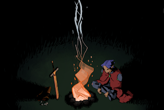 Pixara Campfire Scene